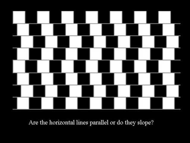 Are the horizontal lines even?