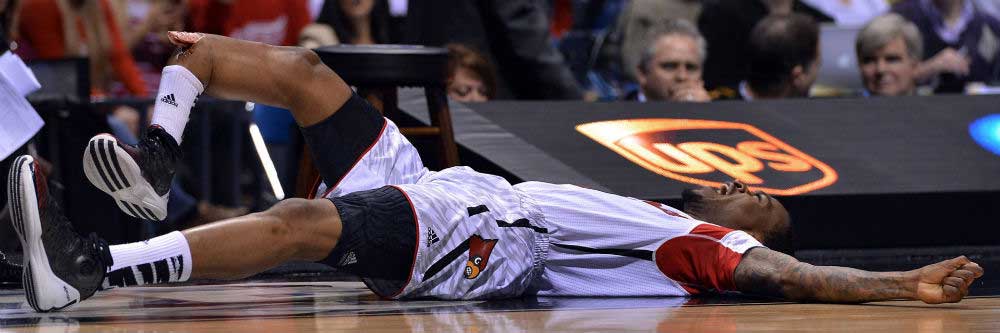 Kevin Ware, Louisville guard who suffered a broken leg during the 2013 NCAA basketball ...